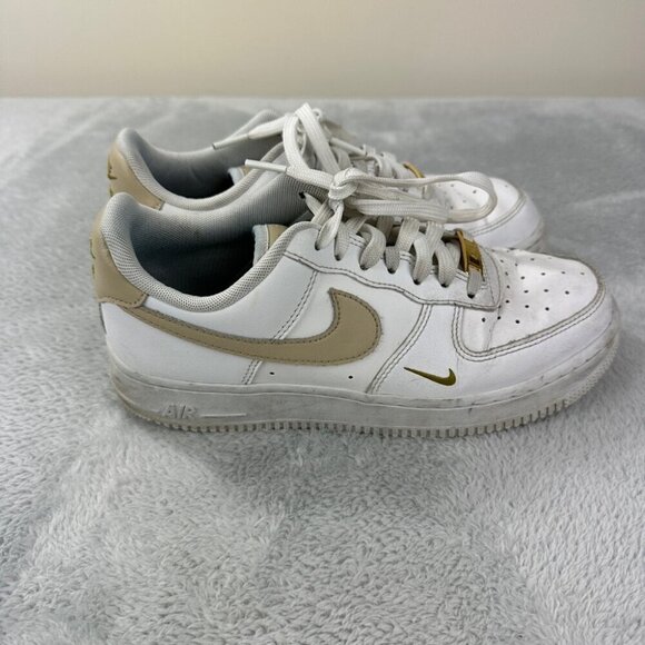 Nike Air Force 1 Essential White Beige Women’s Size 7.5 US - CZ0270-105 Sneakers - Picture 11 of 14